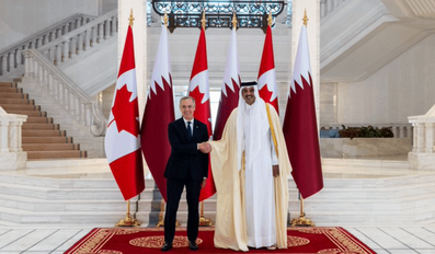 HH the Amir Sheikh Tamim bin Hamad Al-Thani and Dr Mark Carney